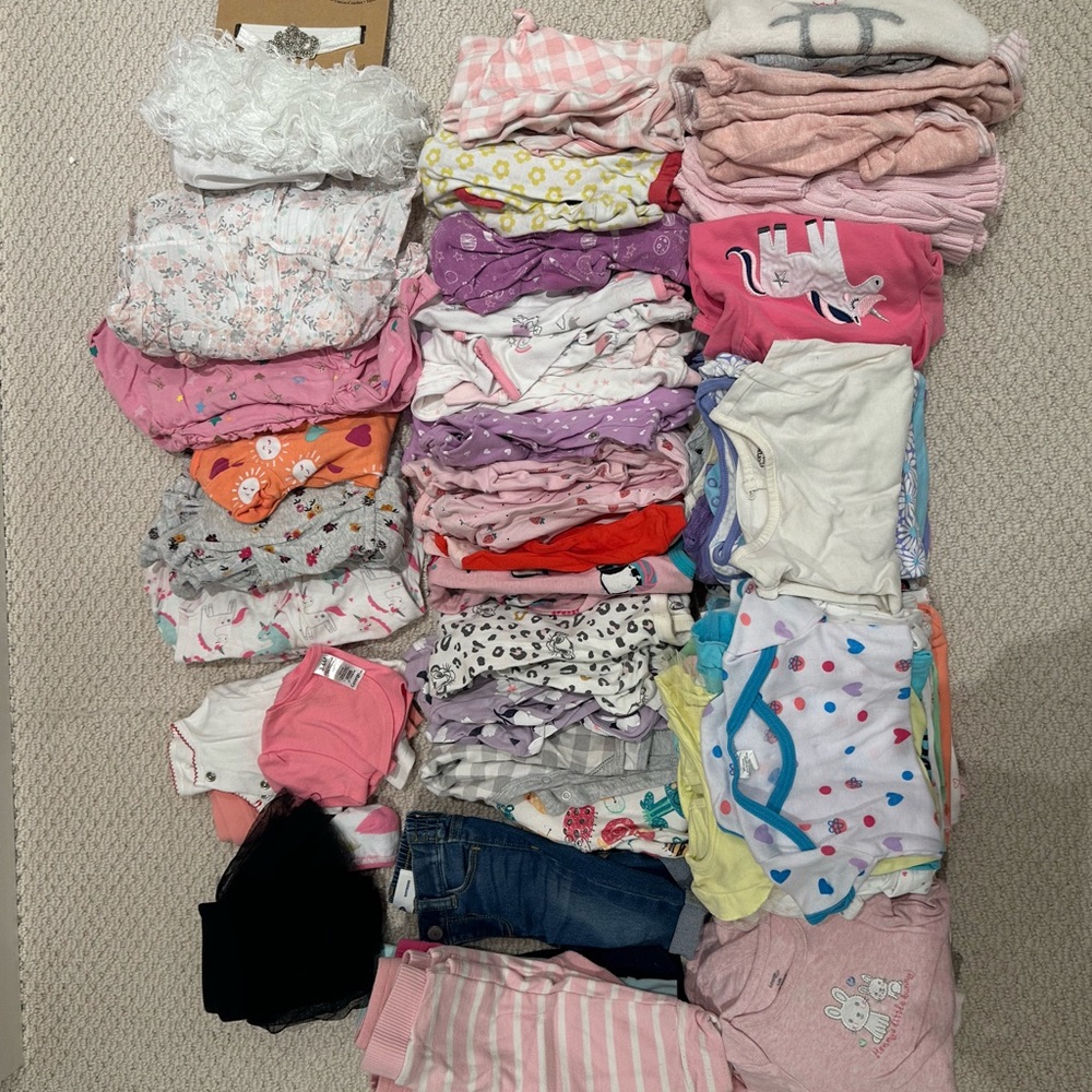 Huge lot. Assorted Baby Clothing Bundle 3-6m